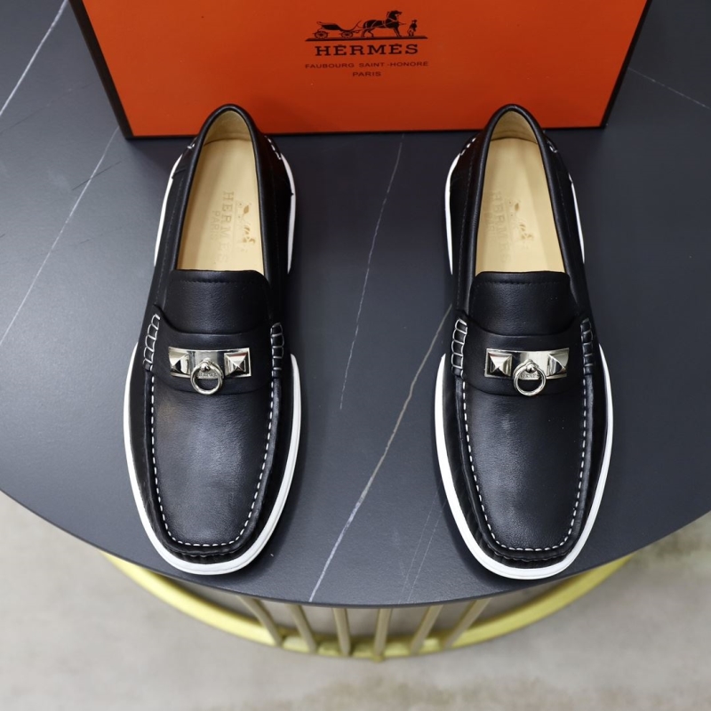 H**mes leather shoes